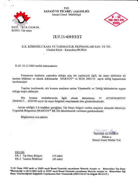 TSE ISO EN 9000